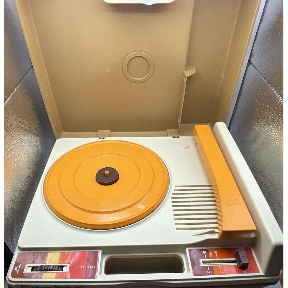 Tested VINTAGE Fisher~Price‎ #825 Phonograph Record Player - Picture 8 of 12